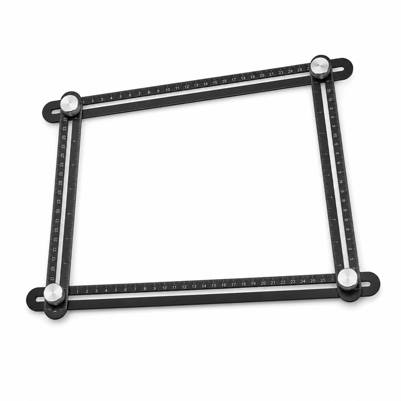 Four-Arm Adjustable Angle Measuring Template
