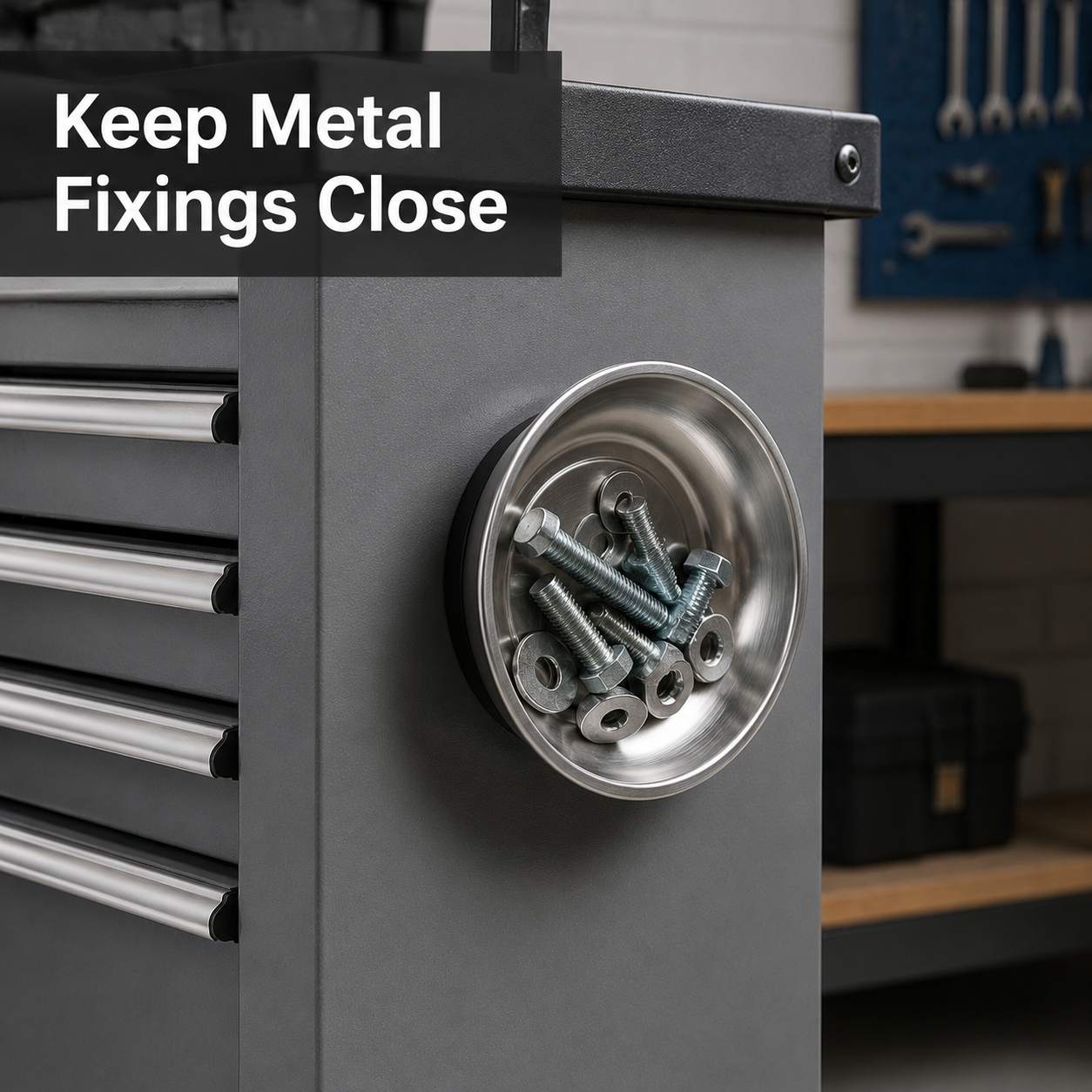 150 mm Magnetic Stainless Steel Parts Tray