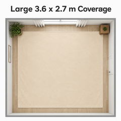 Reusable Heavy-Duty Cotton Decorating Dust Sheet