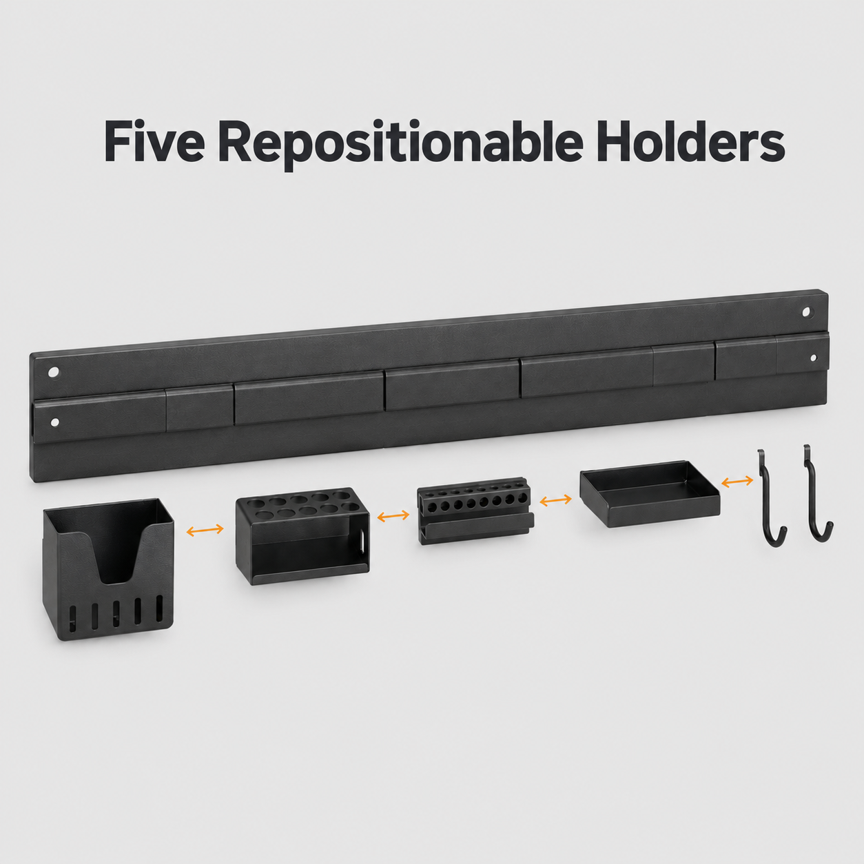 Modular Wall-Mounted Workshop Tool Storage Rack