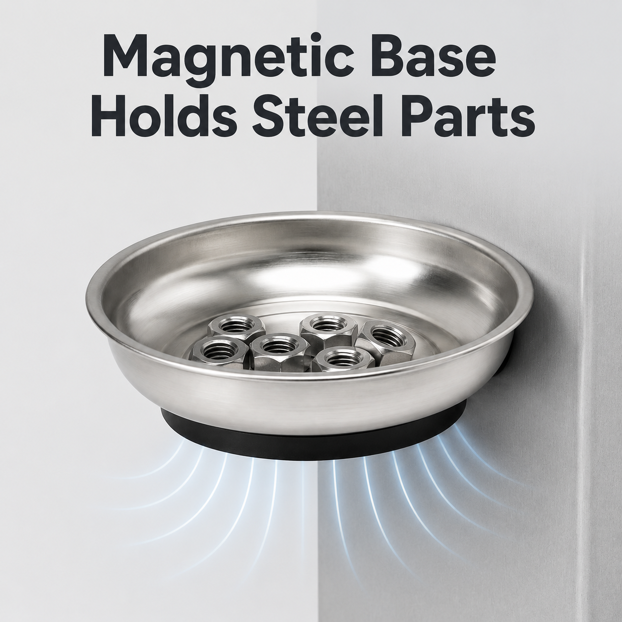 150 mm Magnetic Stainless Steel Parts Tray