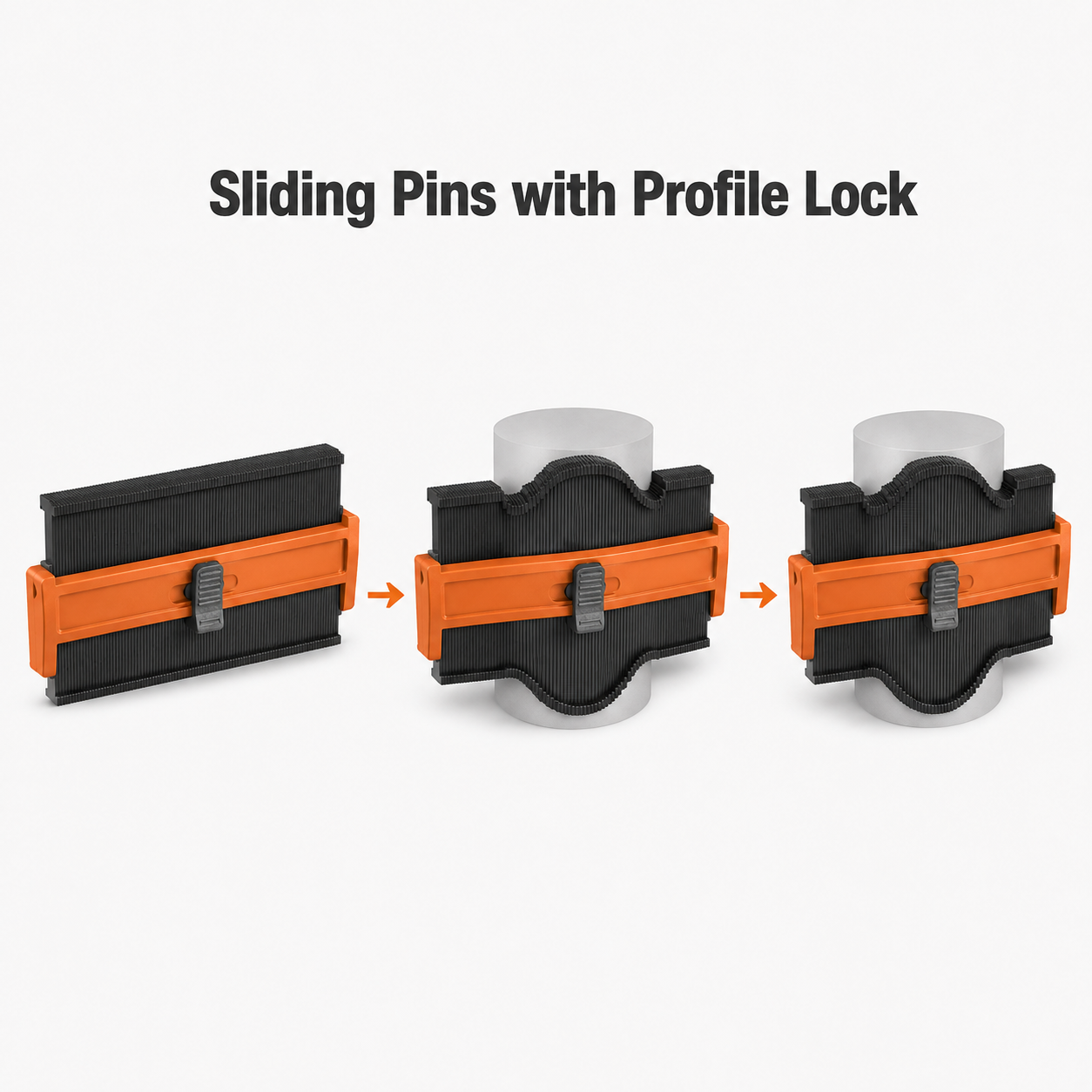 250 mm Locking Contour Profile Gauge