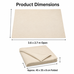 Reusable Heavy-Duty Cotton Decorating Dust Sheet