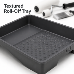 4-Piece Paint Roller Tray and Brush Set