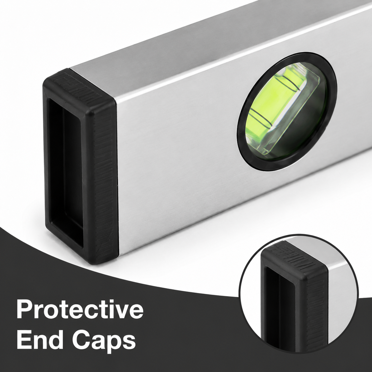 600 mm Aluminium Three-Vial Spirit Level