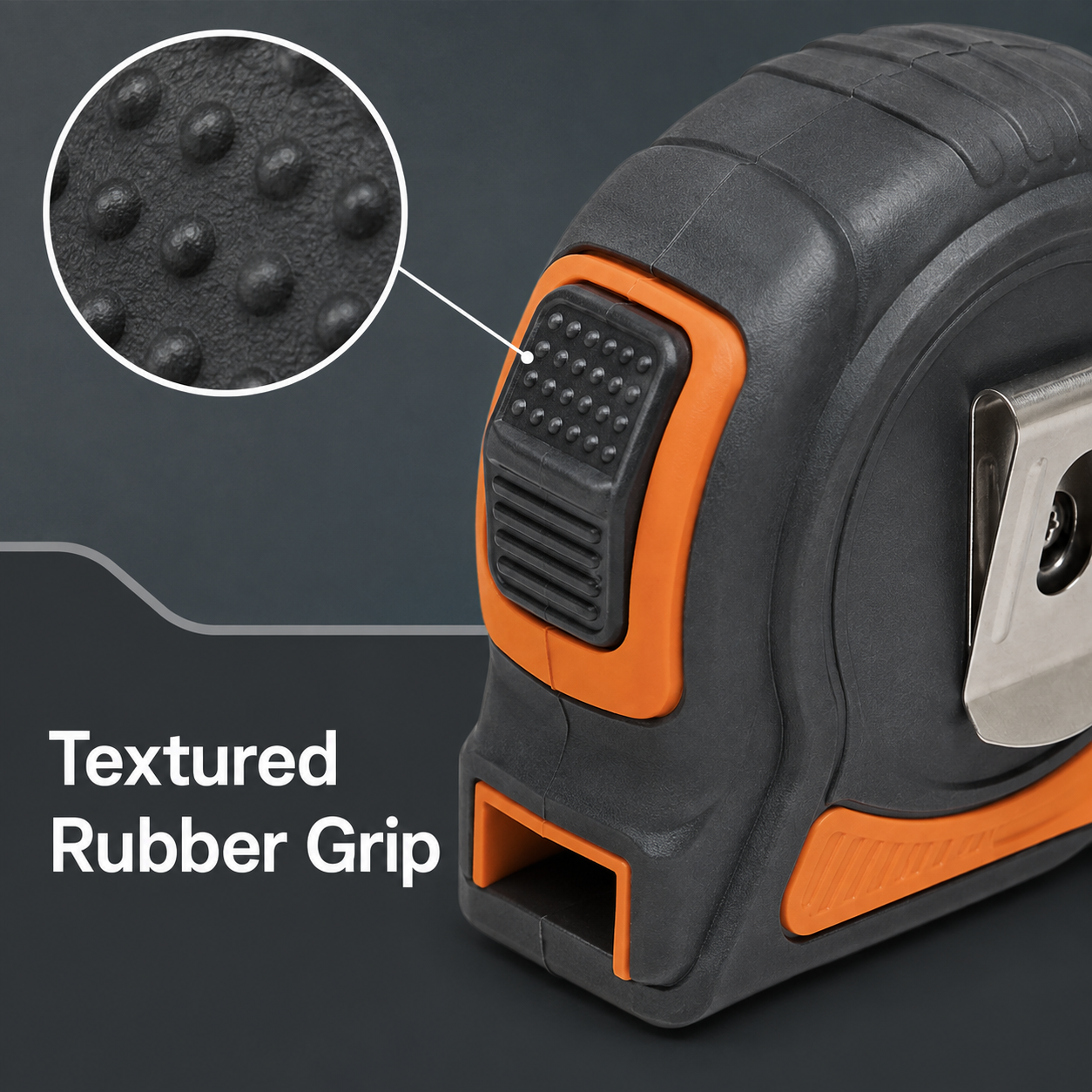 5 Metre Rubber-Grip Manual Tape Measure