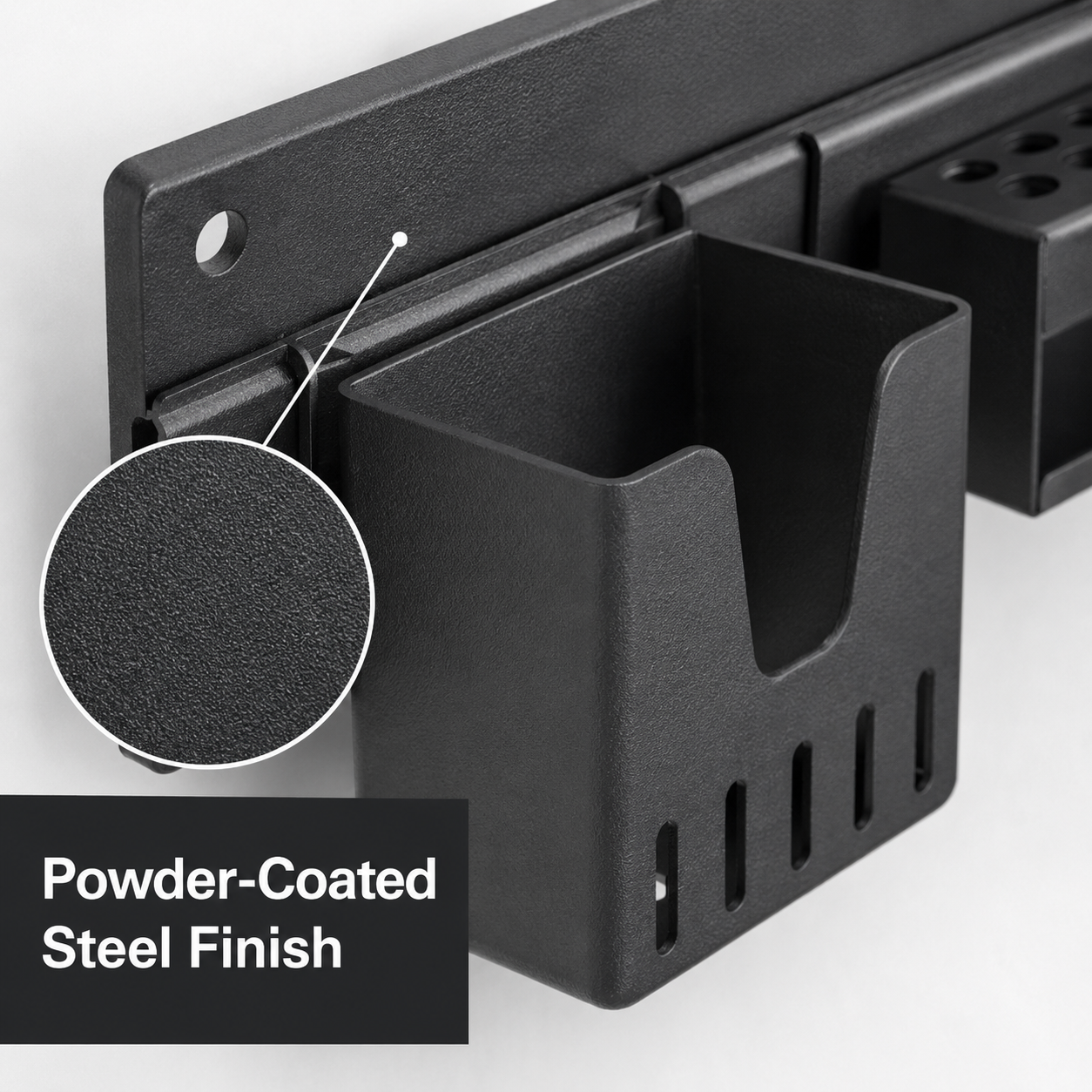 Modular Wall-Mounted Workshop Tool Storage Rack